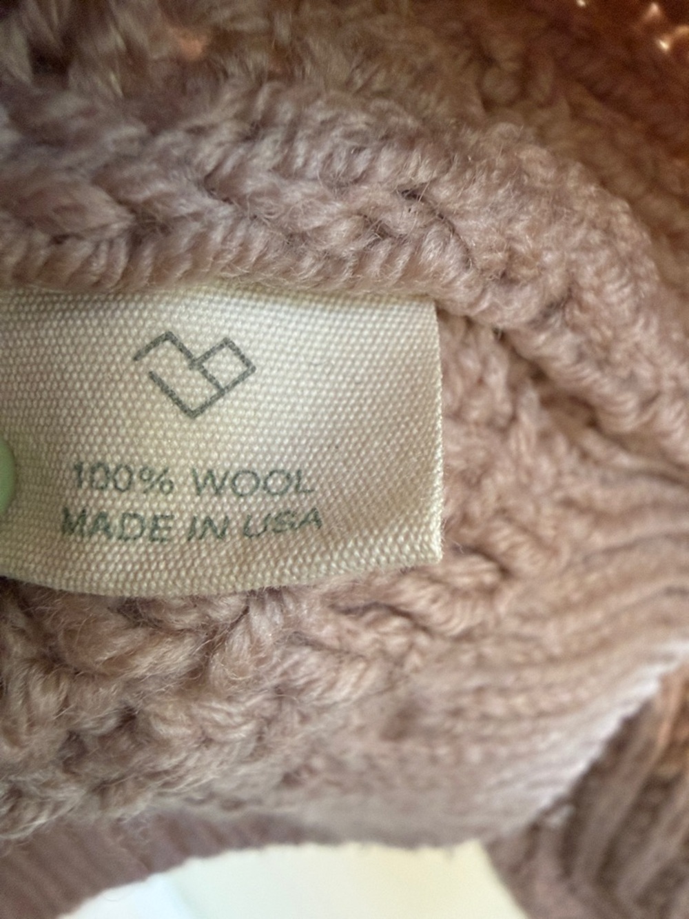 Micaela Greg Bevel Sweater - Wool - Blush - S - Picture 6 of 9